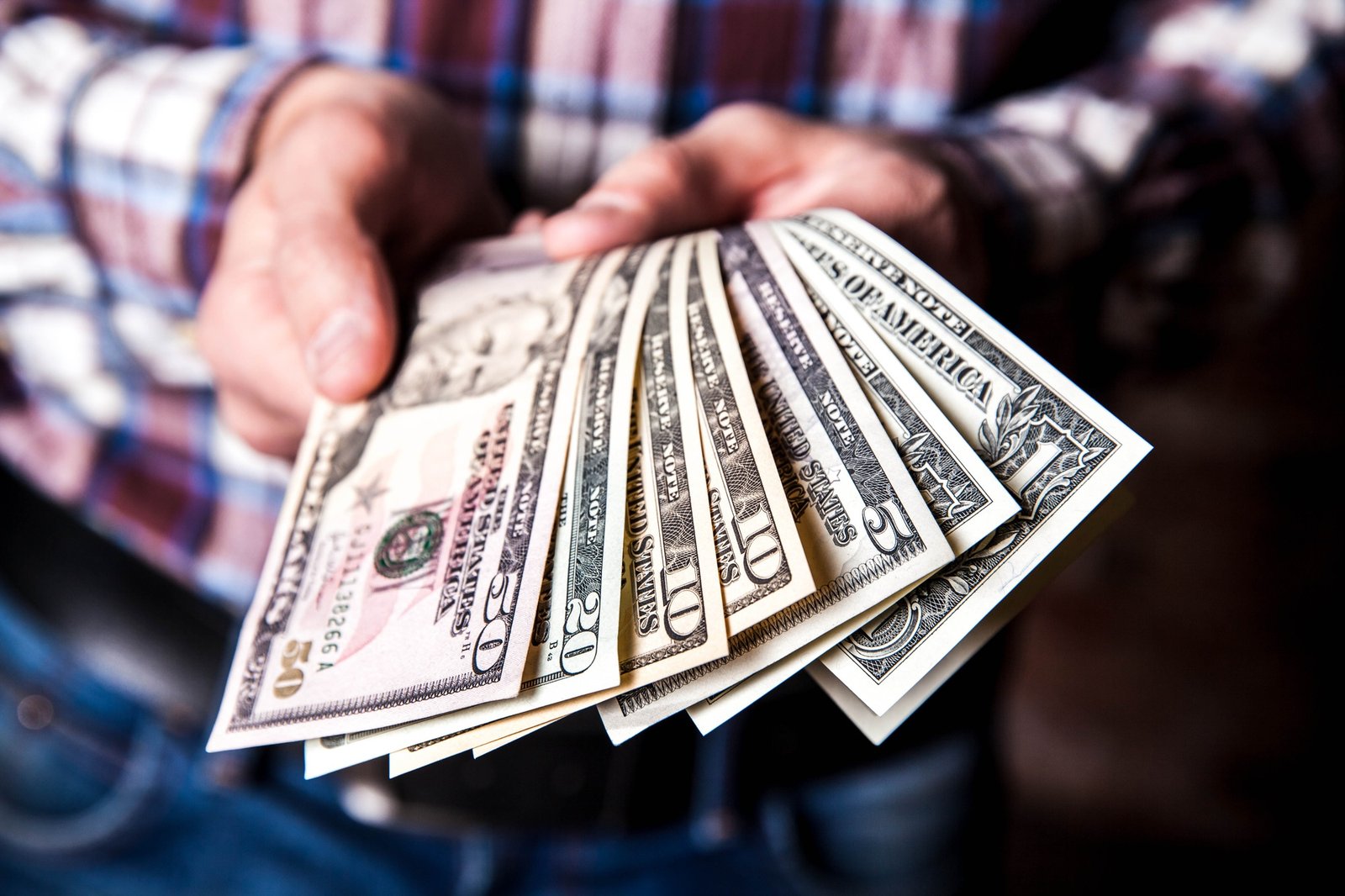 dollars in the hands dollars in the hands
