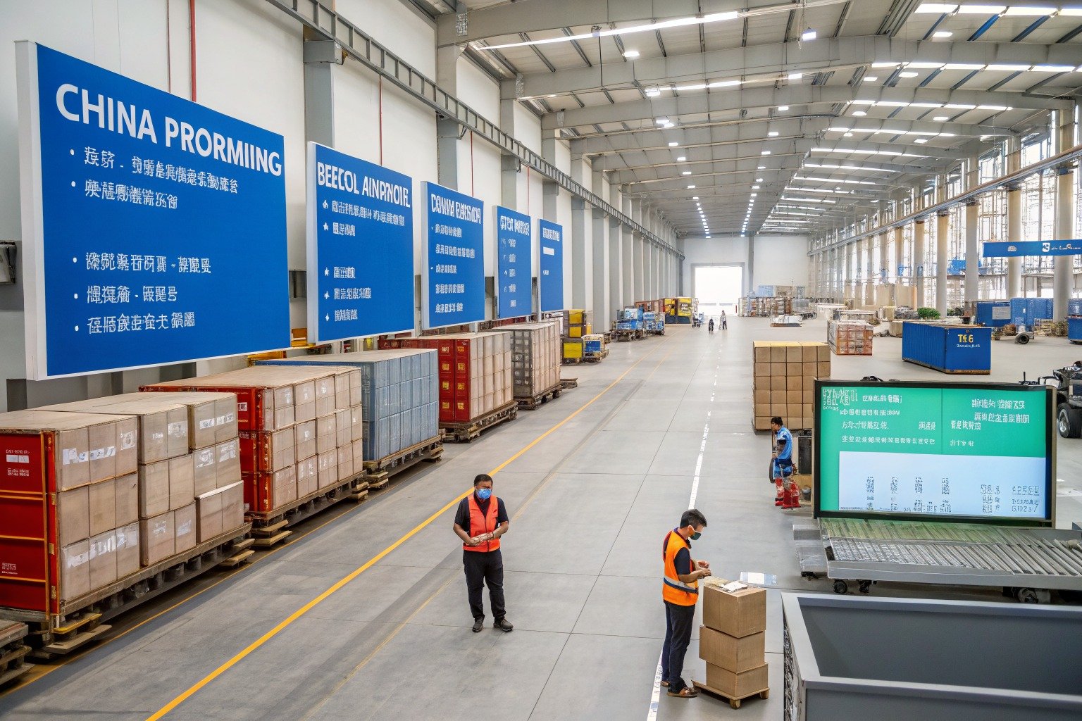 How Do Freight Forwarders Calculate Chargeable Weight for Air Freight? - Zhejiang warehouse planning scene