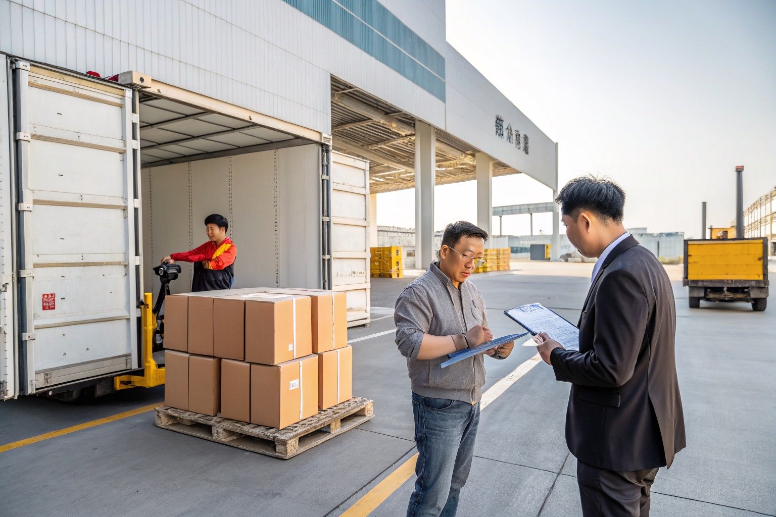 How Can Amazon Sellers Compare DDP and Express Shipping from China? - Zhejiang warehouse planning scene