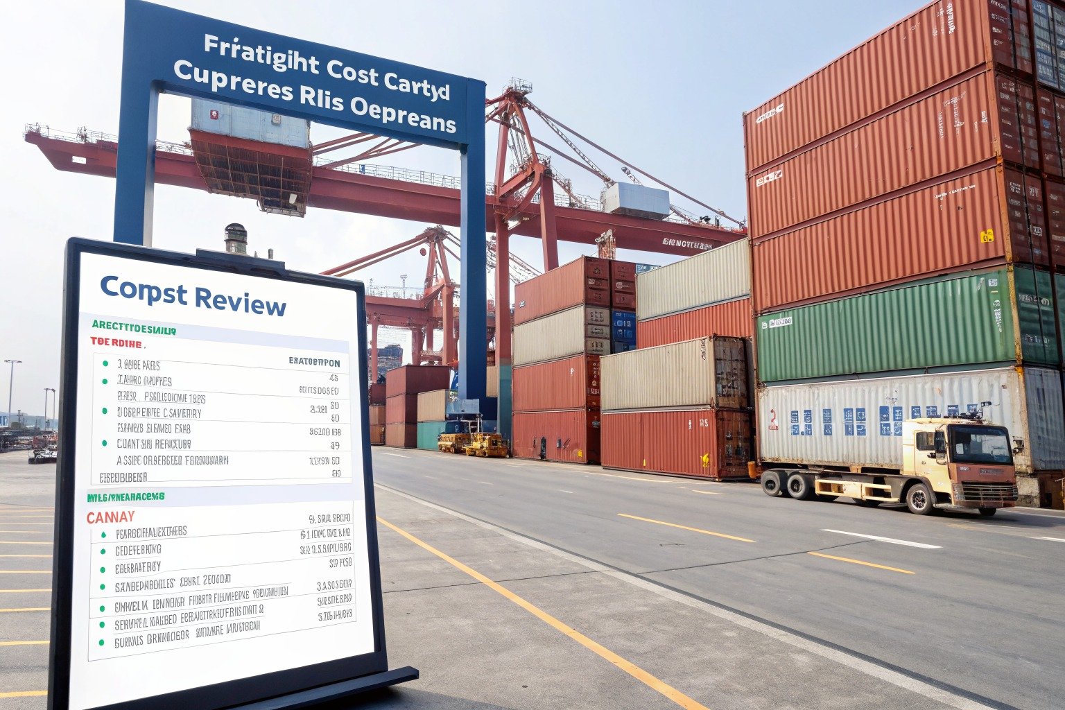 What Fees Should Be Included in a China Shipping Quote? - freight cost and risk review