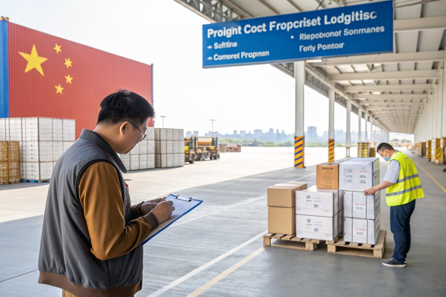 What Costs Should I Expect with multimodal freight from China? - Zhejiang warehouse planning scene