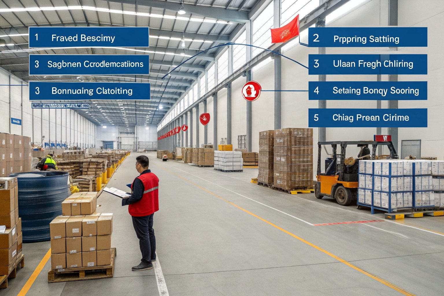 How Long Does Shipping from China to UK Take by Sea and Air? - Zhejiang warehouse planning scene