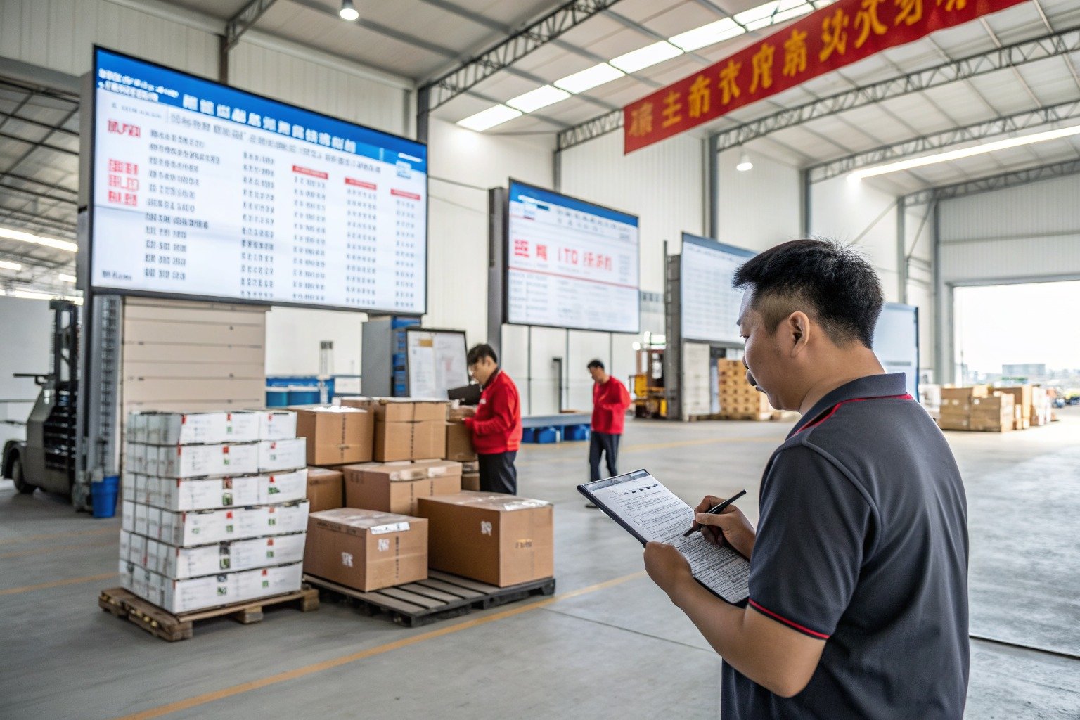 How Can Shopify brands Use Consolidation to Save Shipping Cost from China? - Zhejiang warehouse planning scene