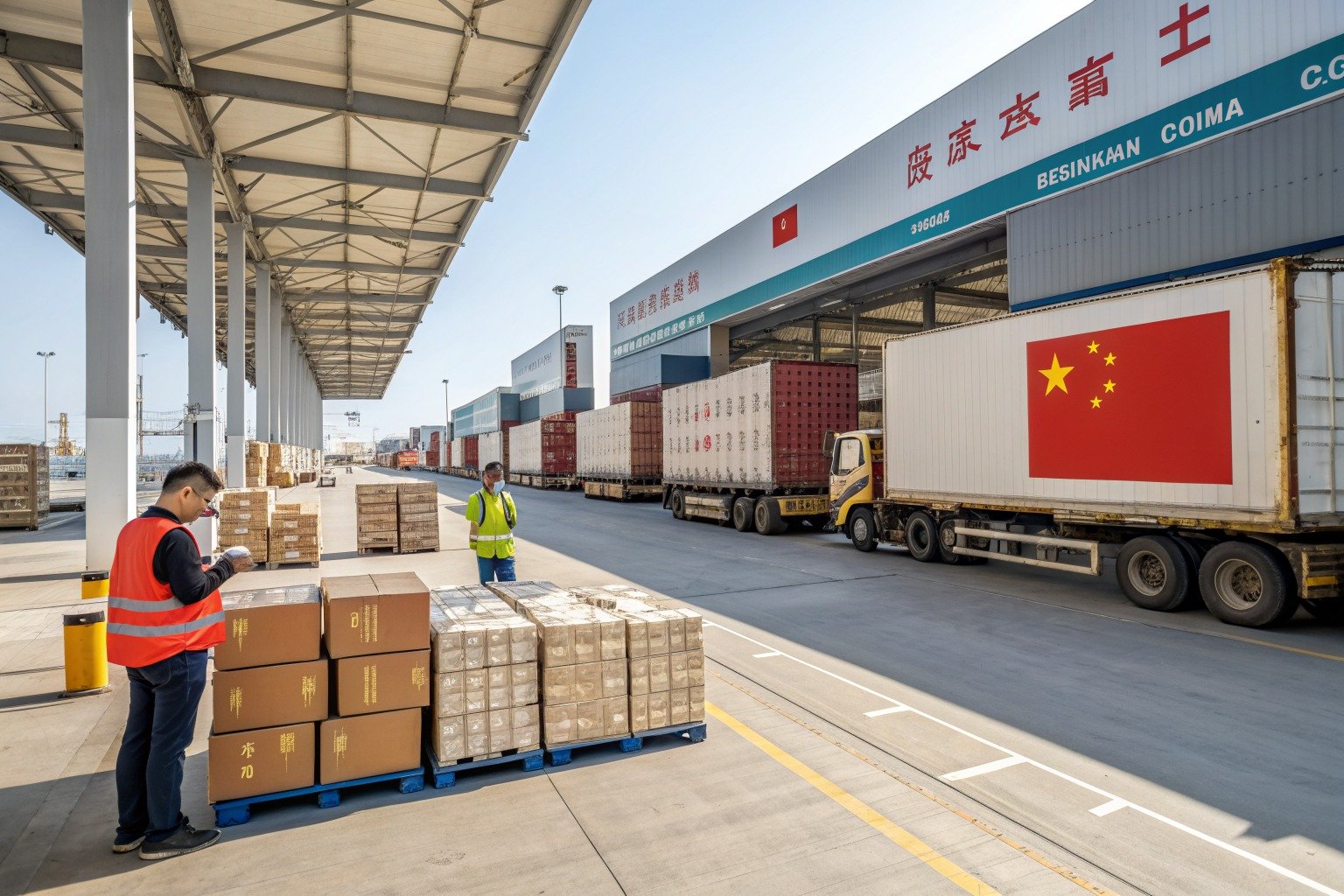 What Should retail buyers Ask Before Booking Door-to-Door Shipping from China? - Zhejiang warehouse planning scene