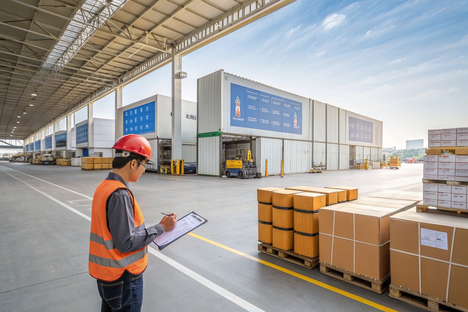 How Can retail buyers Use Consolidation to Save Shipping Cost from China? - Zhejiang warehouse planning scene