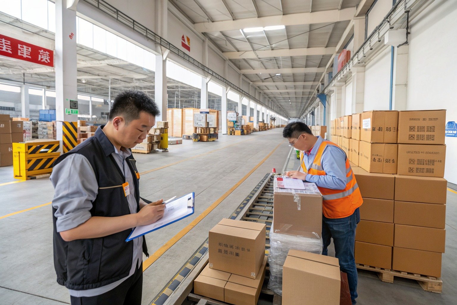 Should private label brands Use DDP or FOB Shipping from China? - Zhejiang warehouse planning scene