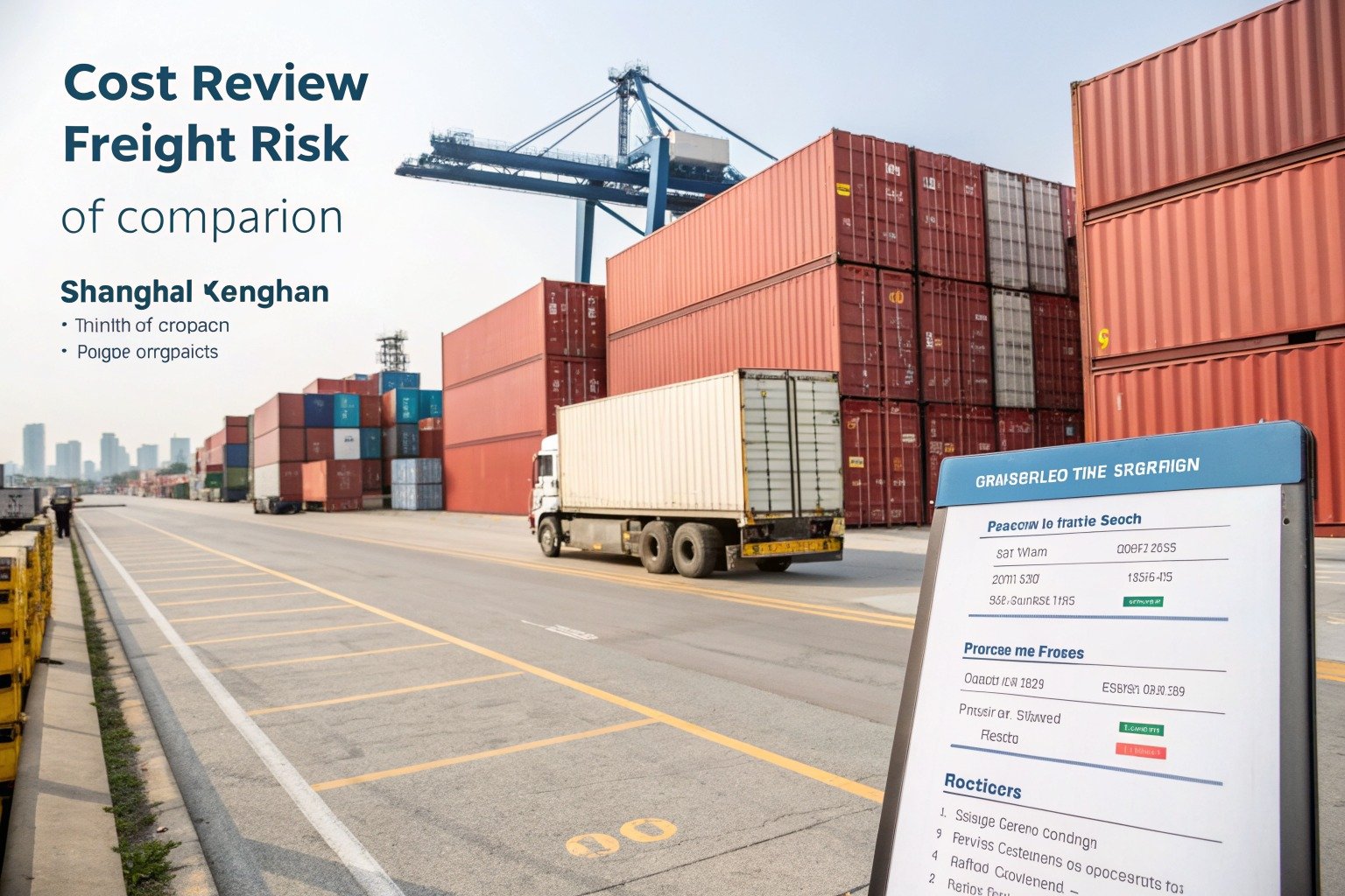 How Can I Reduce Risk When Booking door-to-door shipping from China? - freight cost and risk review